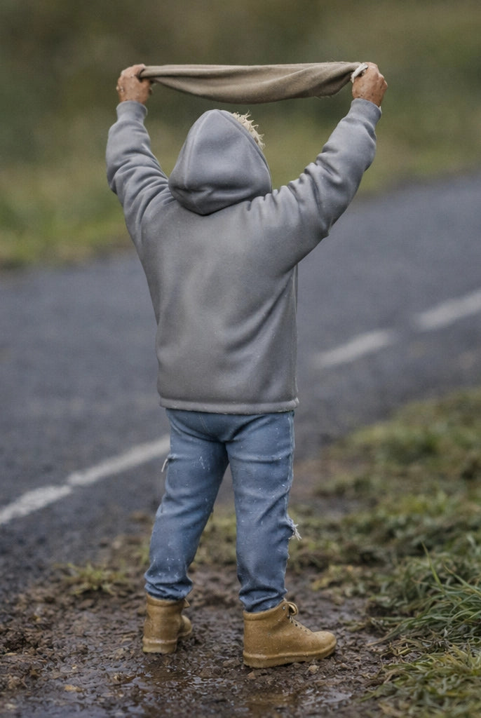 Jubilant Rally Fan | Resin Diorama Figurine