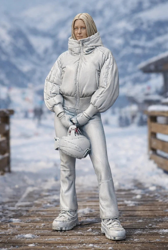 Professional Snowboarder in Tech-Wear | Resin Figurine