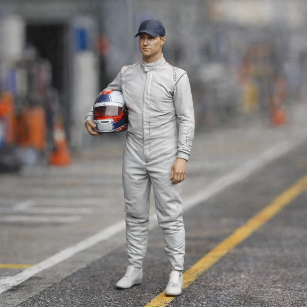 Professional GT Racing Driver | Scale Resin Slot Car Diorama Figurine