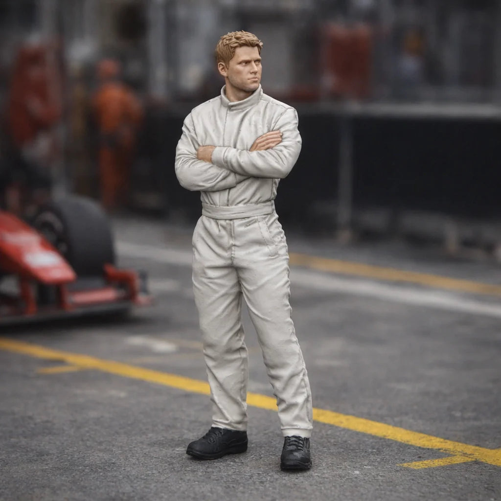 The Paddock Professional | Scale Racing Slot Car Driver Figurine
