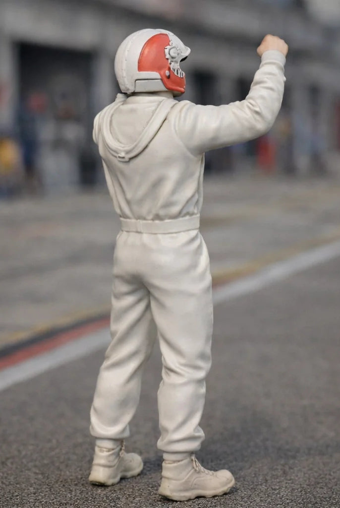 The Podium Victor | Racing Driver Victory Celebration Resin Figurine