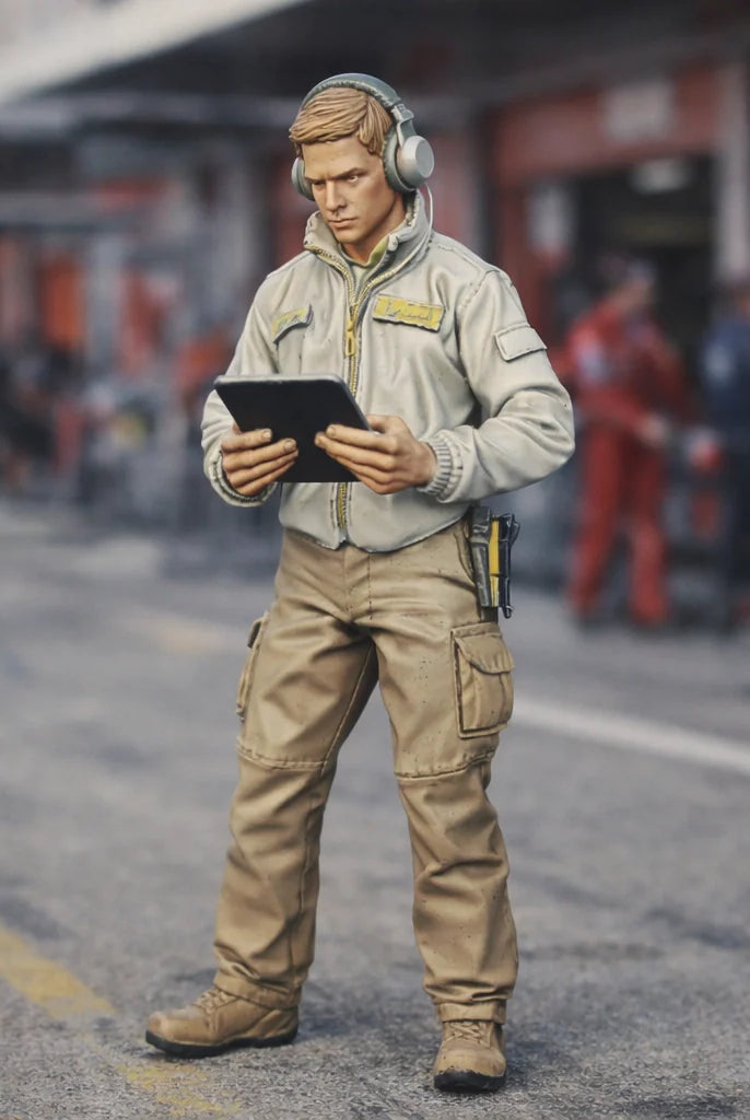 The Trackside Engineer | Motorsport Data Analyst Resin Figurine