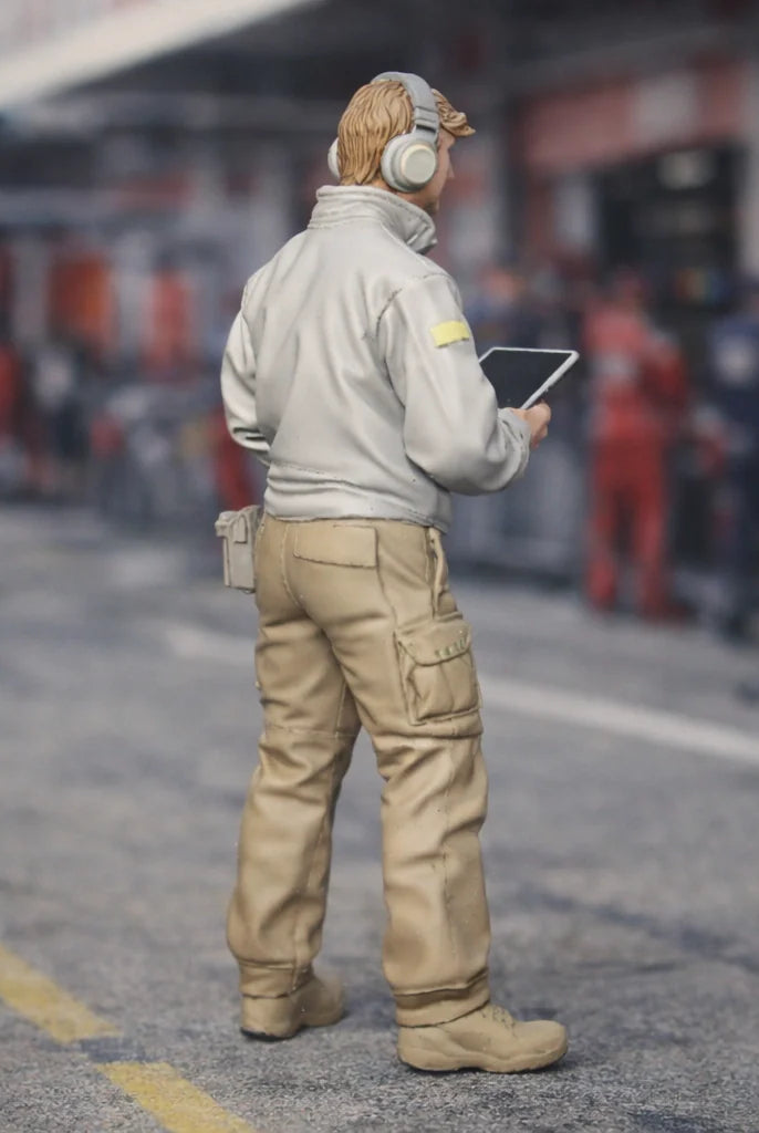The Trackside Engineer | Motorsport Data Analyst Resin Figurine