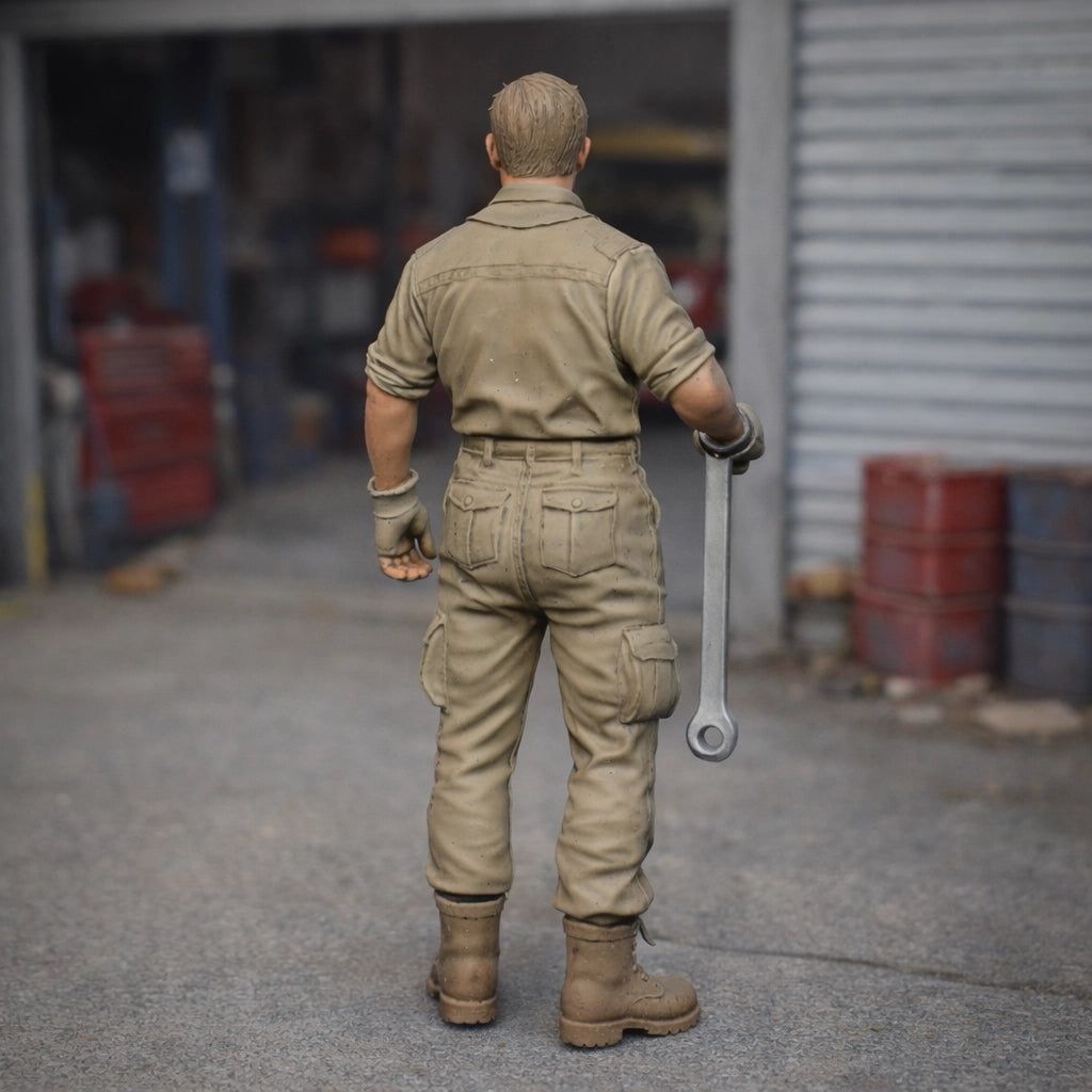 Master Garage Mechanic | Resin Figurine