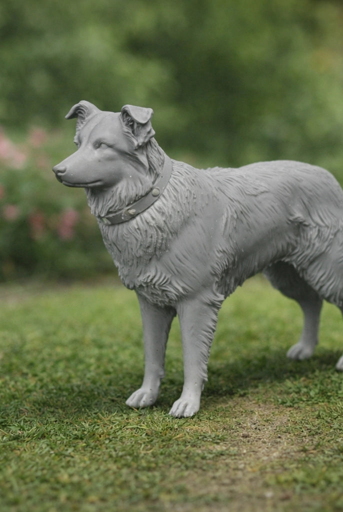 Loyal Border Collie Dog | Resin Animal Accessory