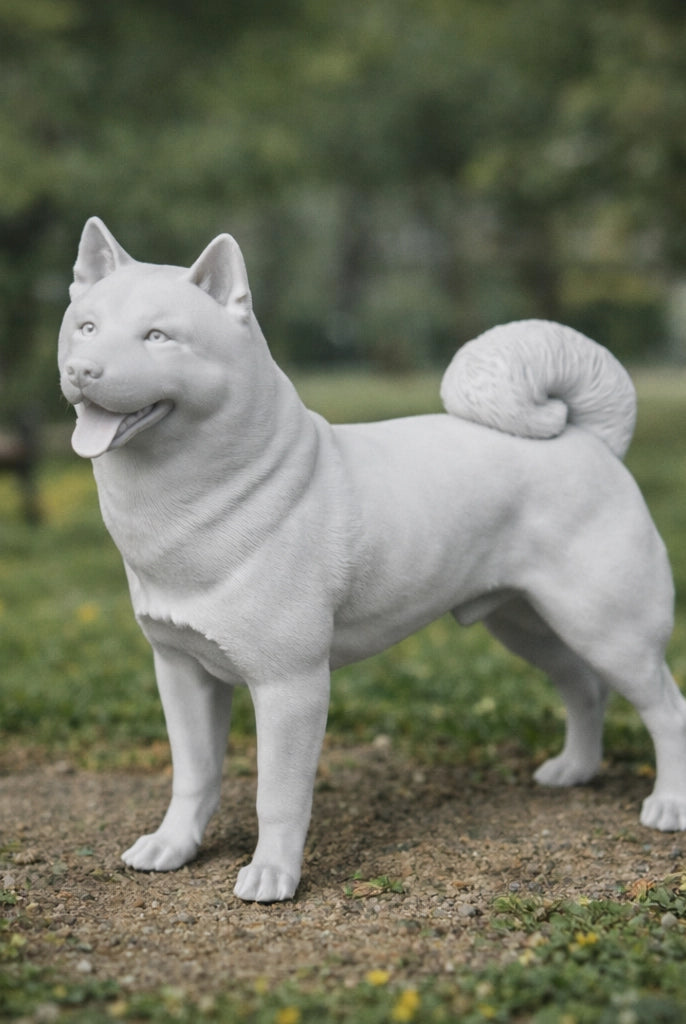 Majestic Akita Inu Dog | Resin Animal Accessory