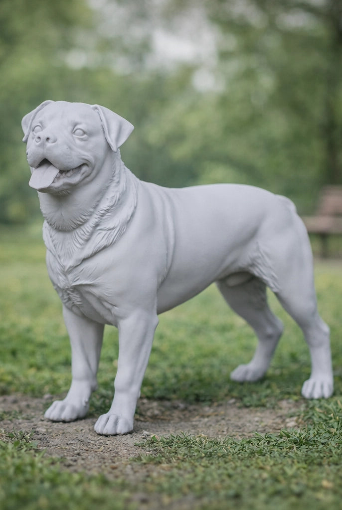 Powerful Rottweiler Dog | Resin Animal Accessory