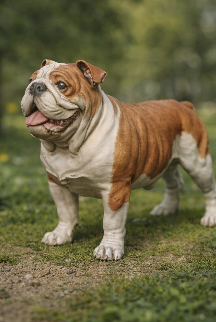 Stout English Bulldog Dog | Resin Animal Accessory