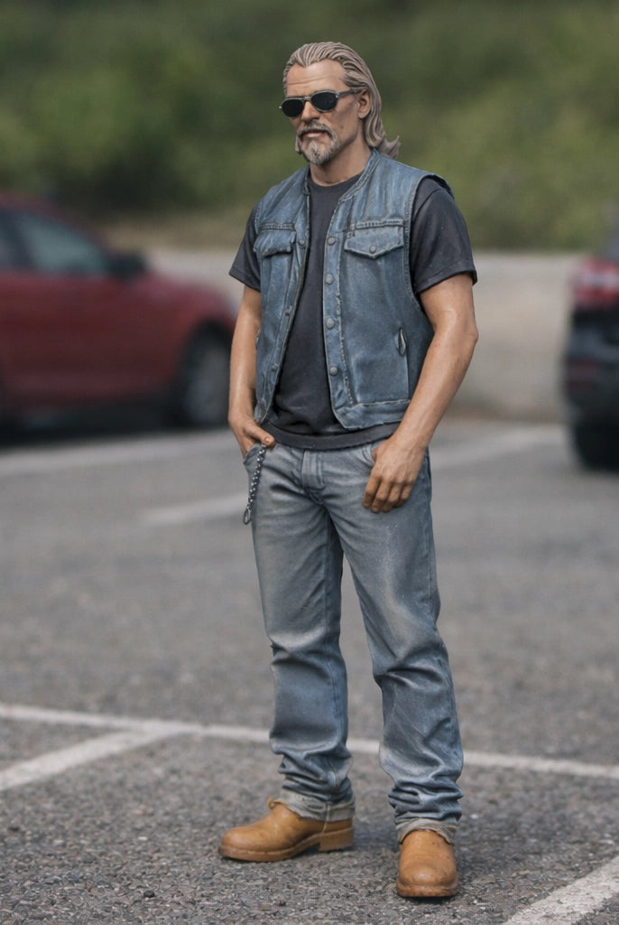 Modern Outlaw Hells Angel Biker | Resin Figurine
