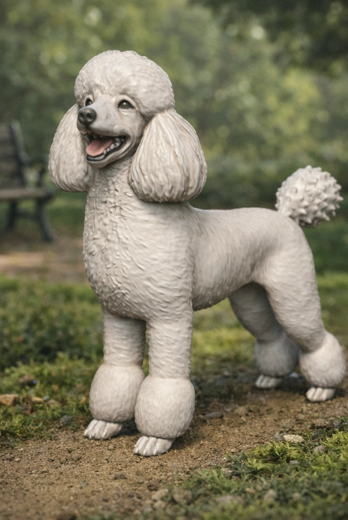 Poodle Dog | Resin Animal Accessory