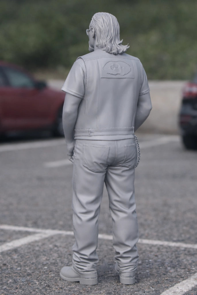 Modern Outlaw Hells Angel Biker | Resin Figurine