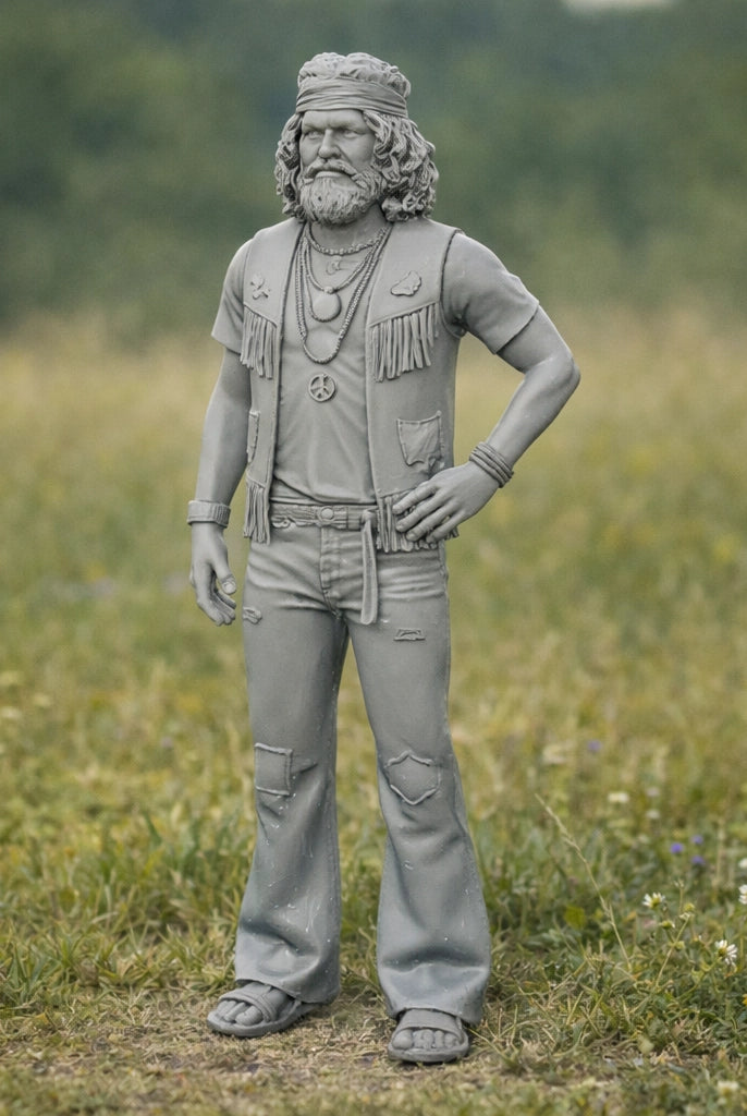 Retro Nomad Hippie | Resin Figurine