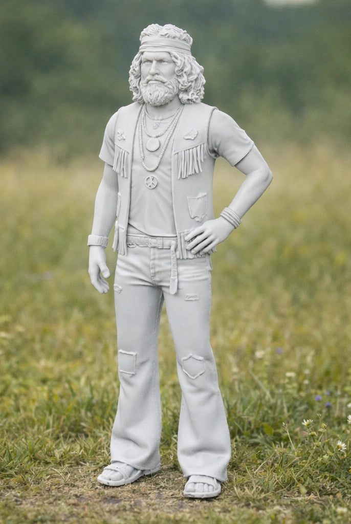 Retro Nomad Hippie | Resin Figurine
