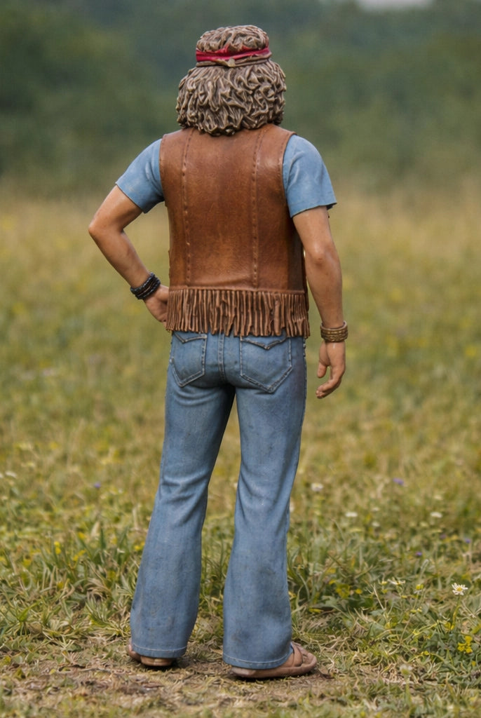 Retro Nomad Hippie | Resin Figurine