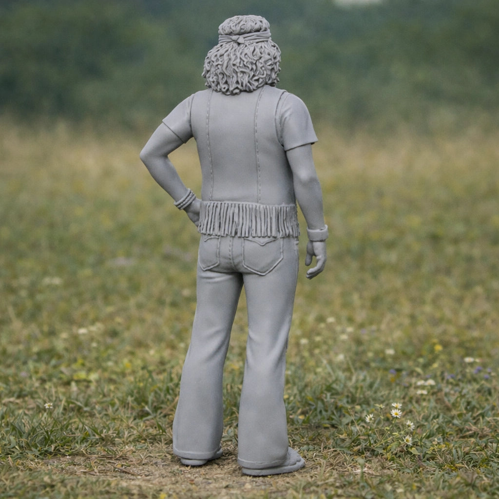 Retro Nomad Hippie | Resin Figurine