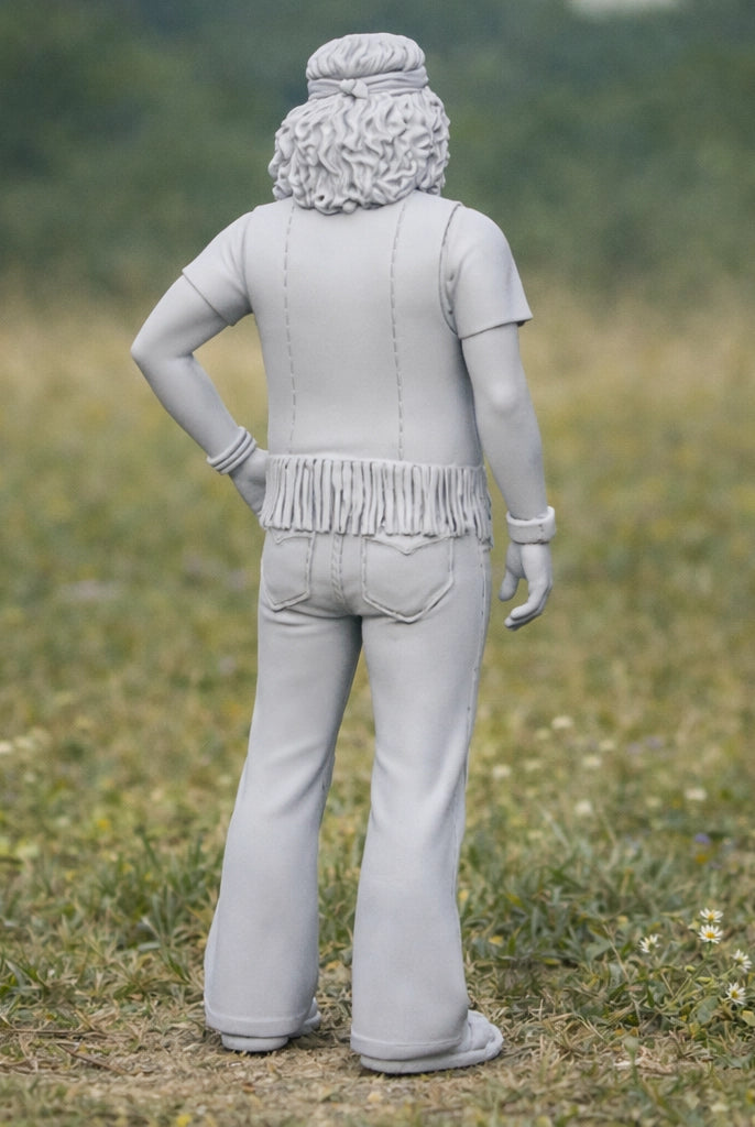 Retro Nomad Hippie | Resin Figurine