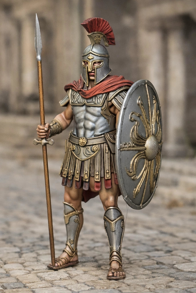 Elite Spartan Hoplite Roman Soldier | Resin Figurine