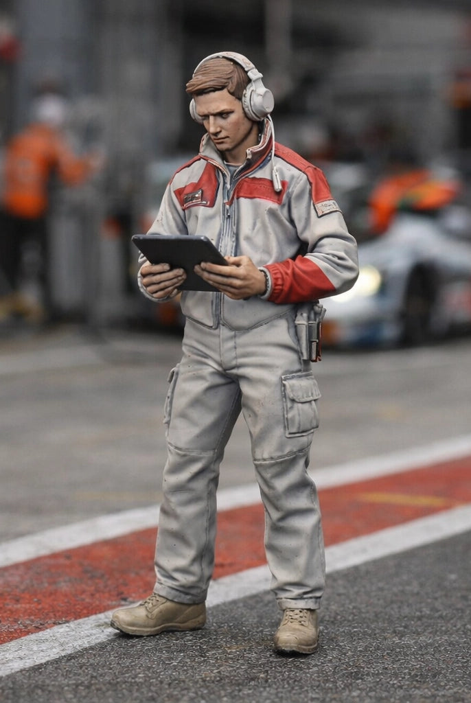 Precision Race Technician | Resin Figurine