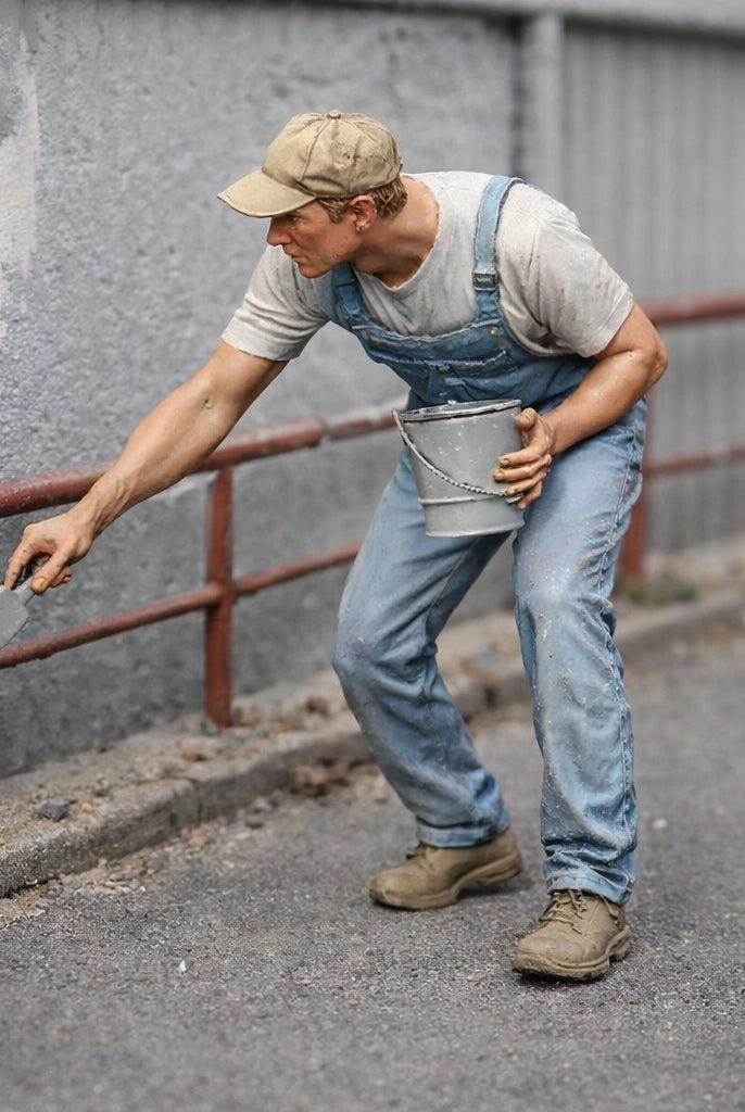 Workman Painter | Resin Figurine