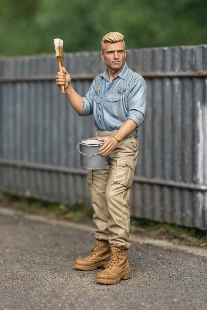 Trackside Painter | Resin Figurine