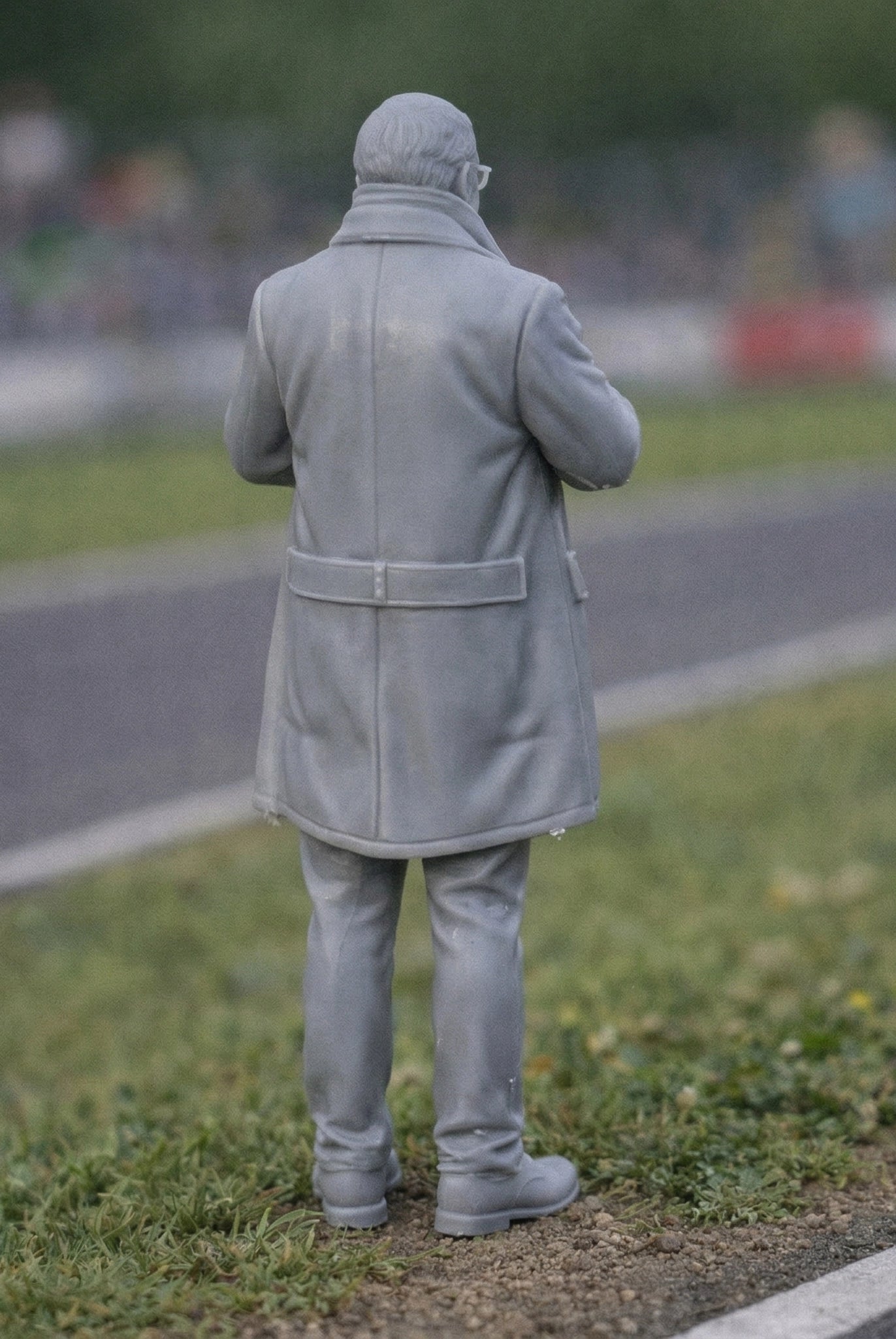 Veteran Trackside Fan | Resin Figurine