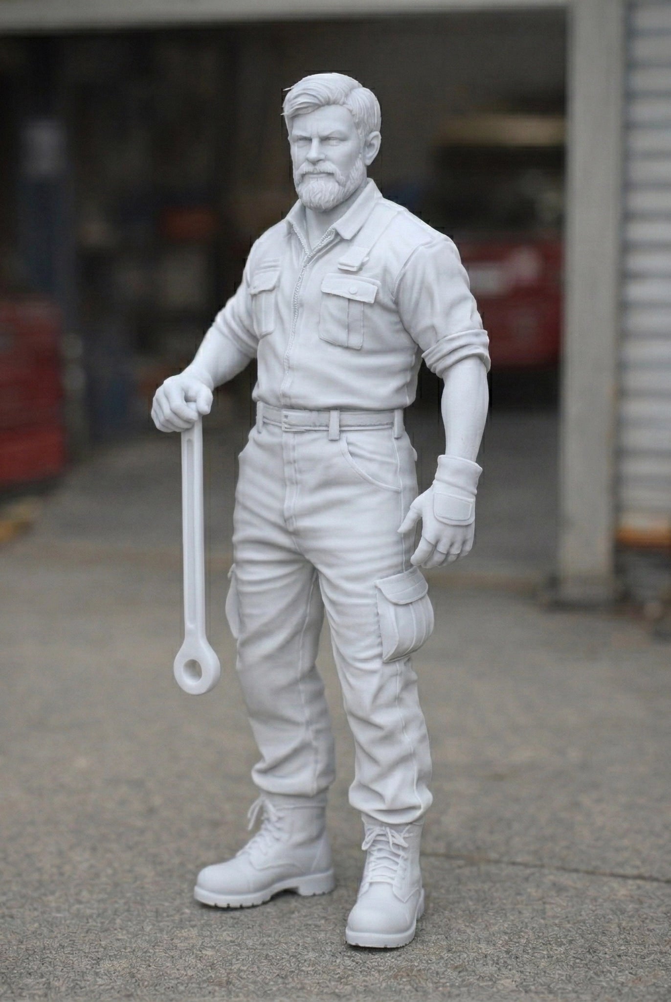 Master Garage Mechanic | Resin Figurine