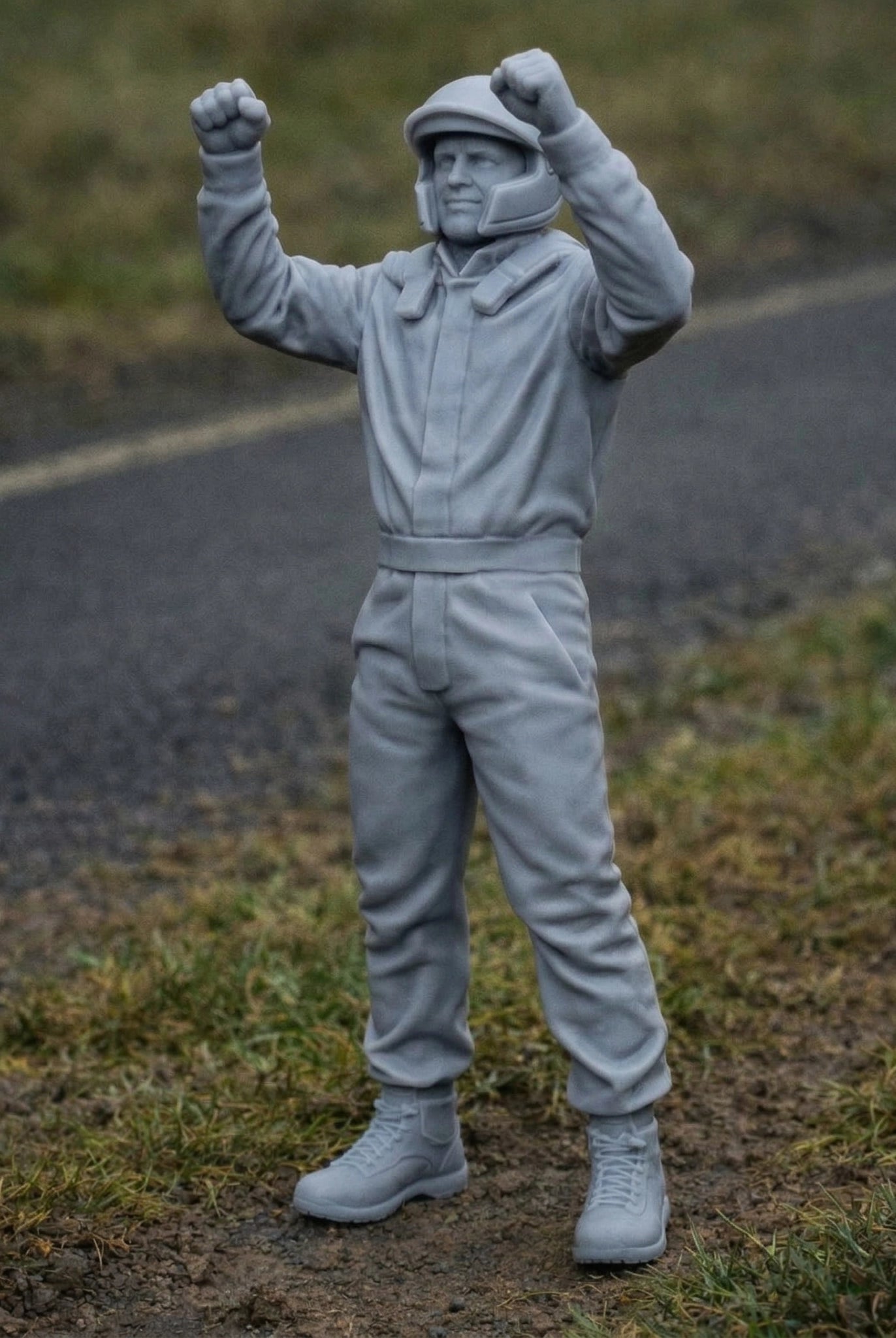 High-Visibility Rally Marshal | Resin Figurine
