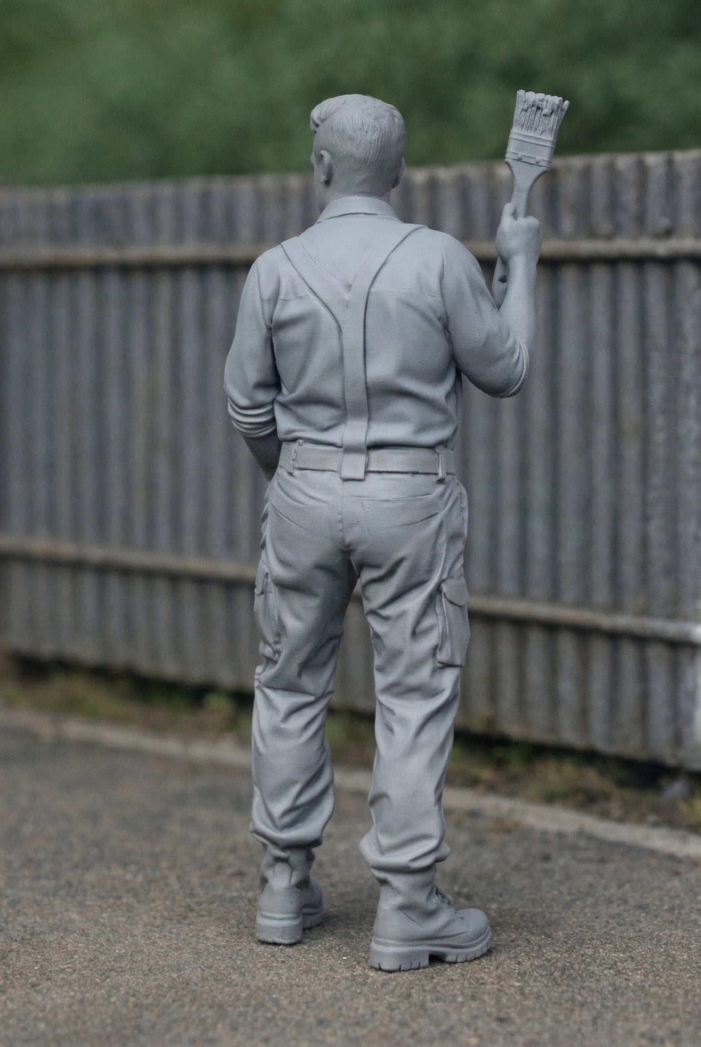 Trackside Painter | Resin Figurine