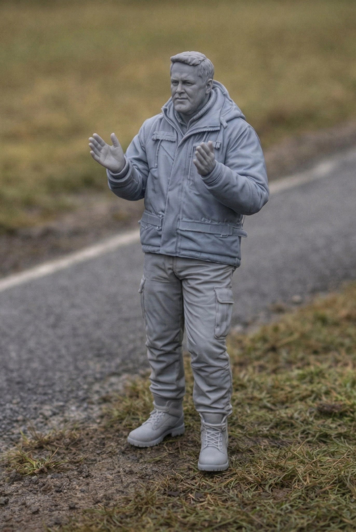 Encouraging Spectator | Resin Diorama Figurine