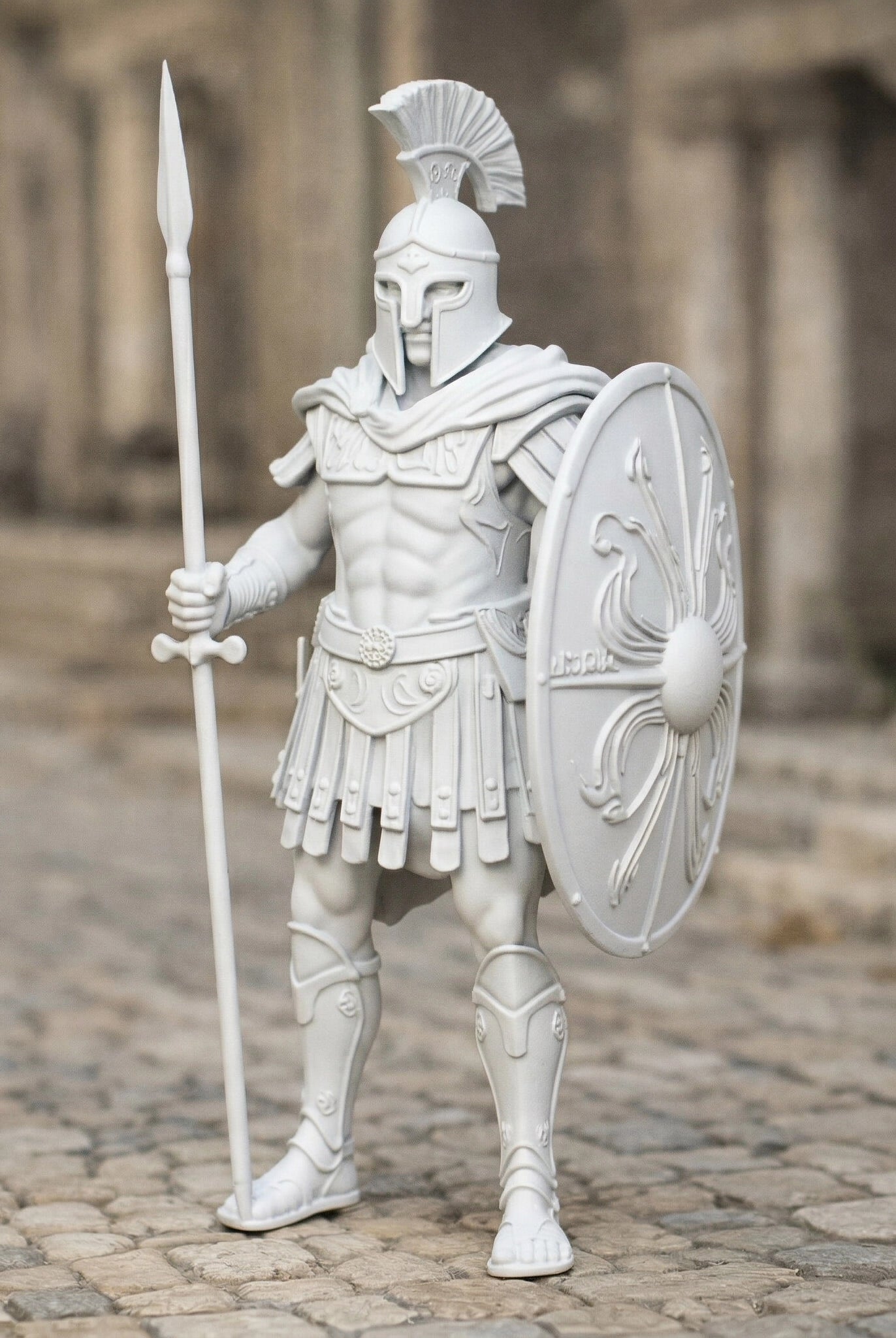 Elite Spartan Hoplite Roman Soldier | Resin Figurine