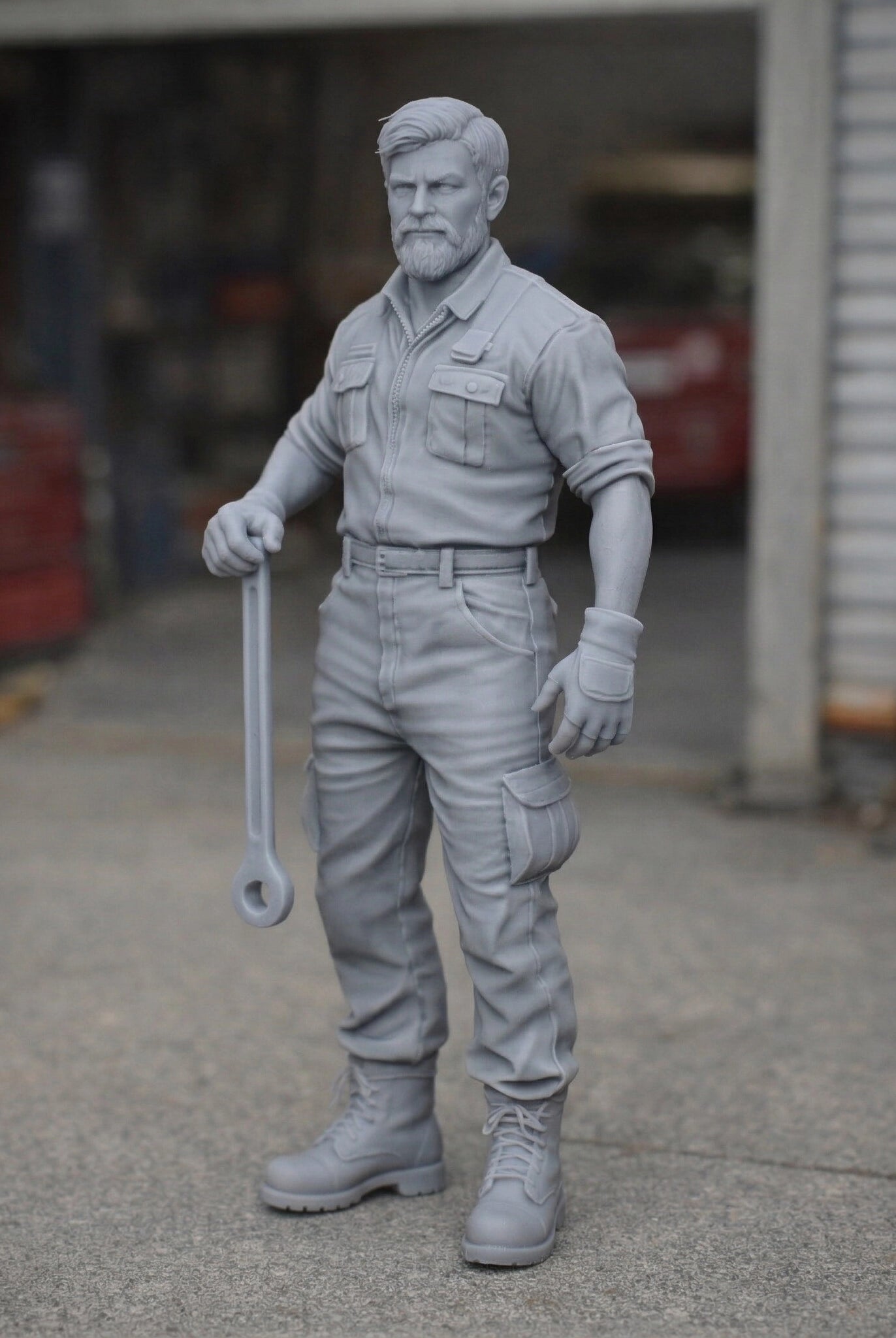 Master Garage Mechanic | Resin Figurine