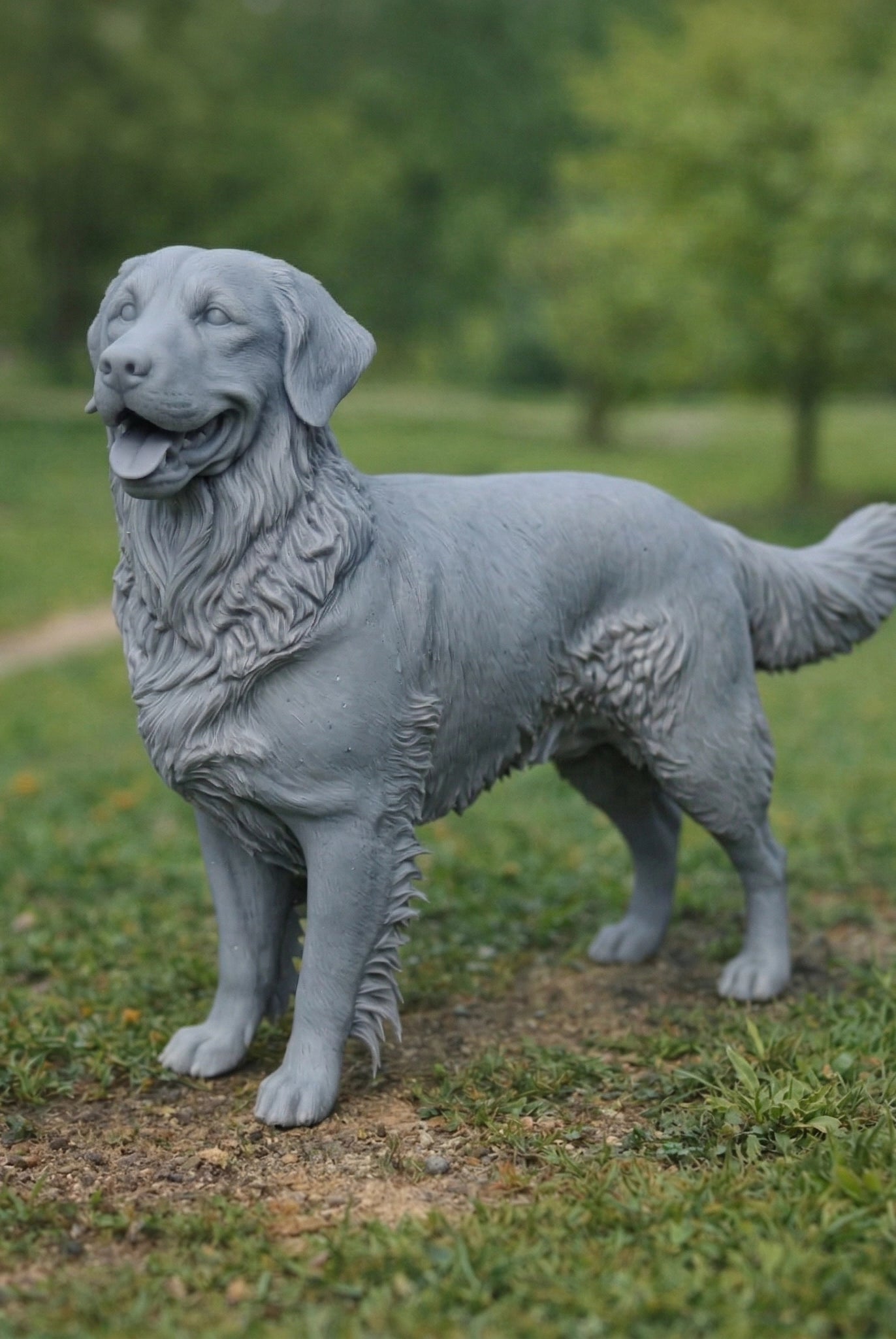 Golden Retriever Dog | Resin Animal Accessory