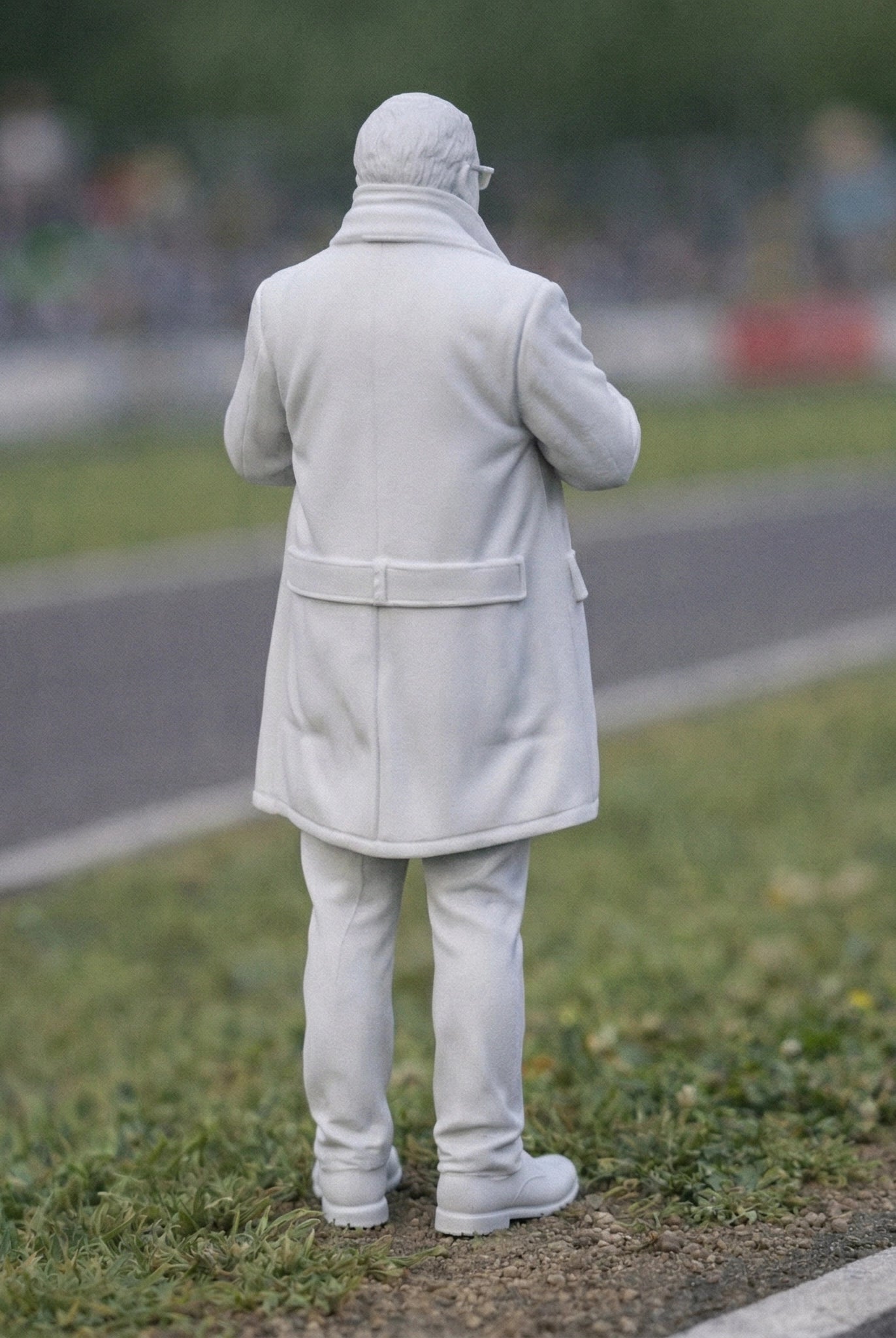 Veteran Trackside Fan | Resin Figurine