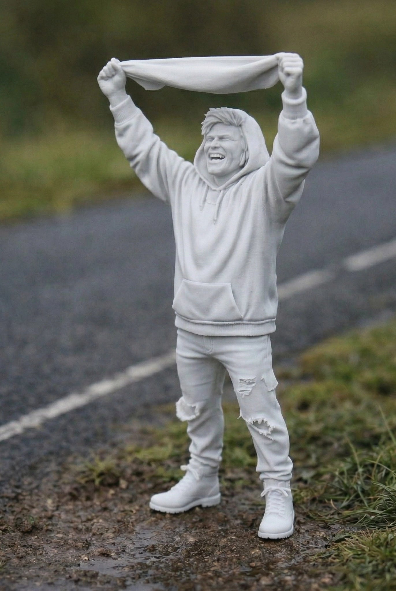 Jubilant Rally Fan | Resin Diorama Figurine