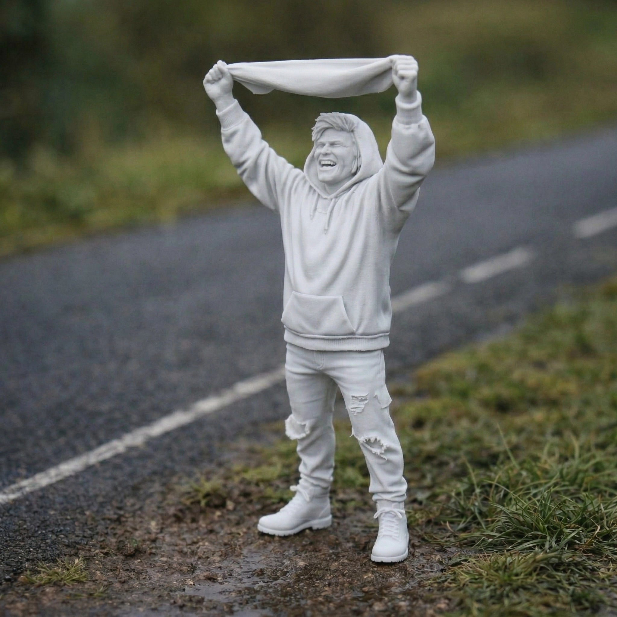 Jubilant Rally Fan | Resin Diorama Figurine