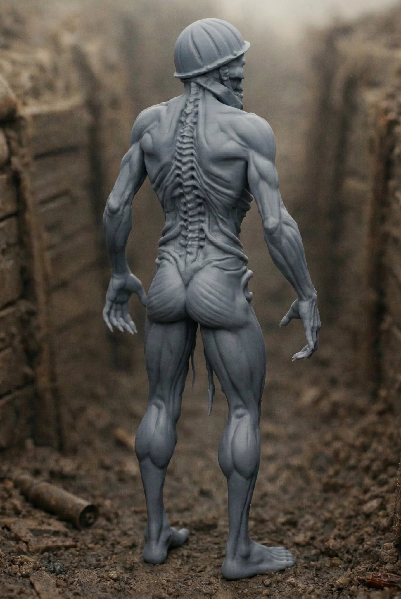The Trench Stalker | Undead Great War Soldier Resin Miniature