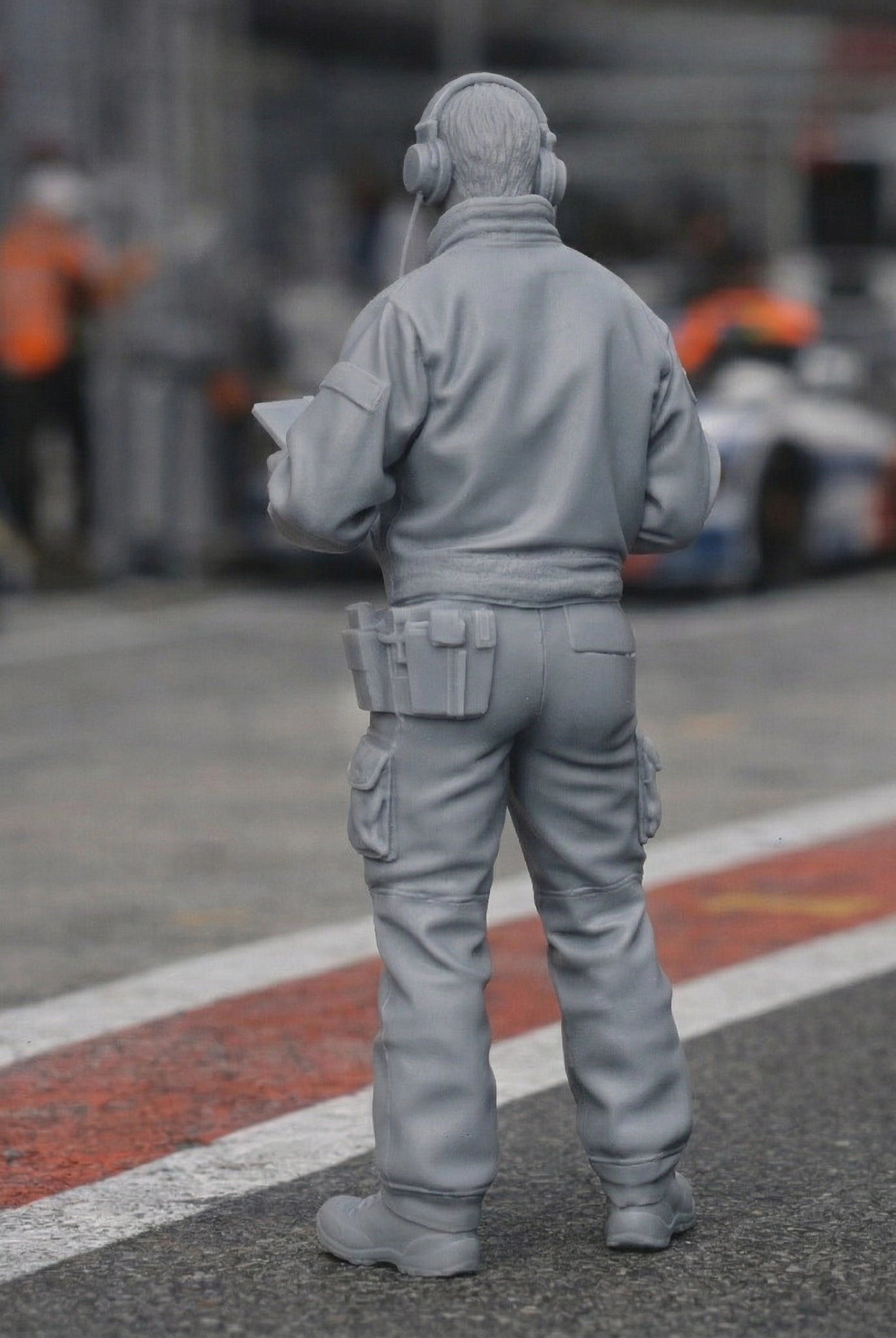 Precision Race Technician | Resin Figurine