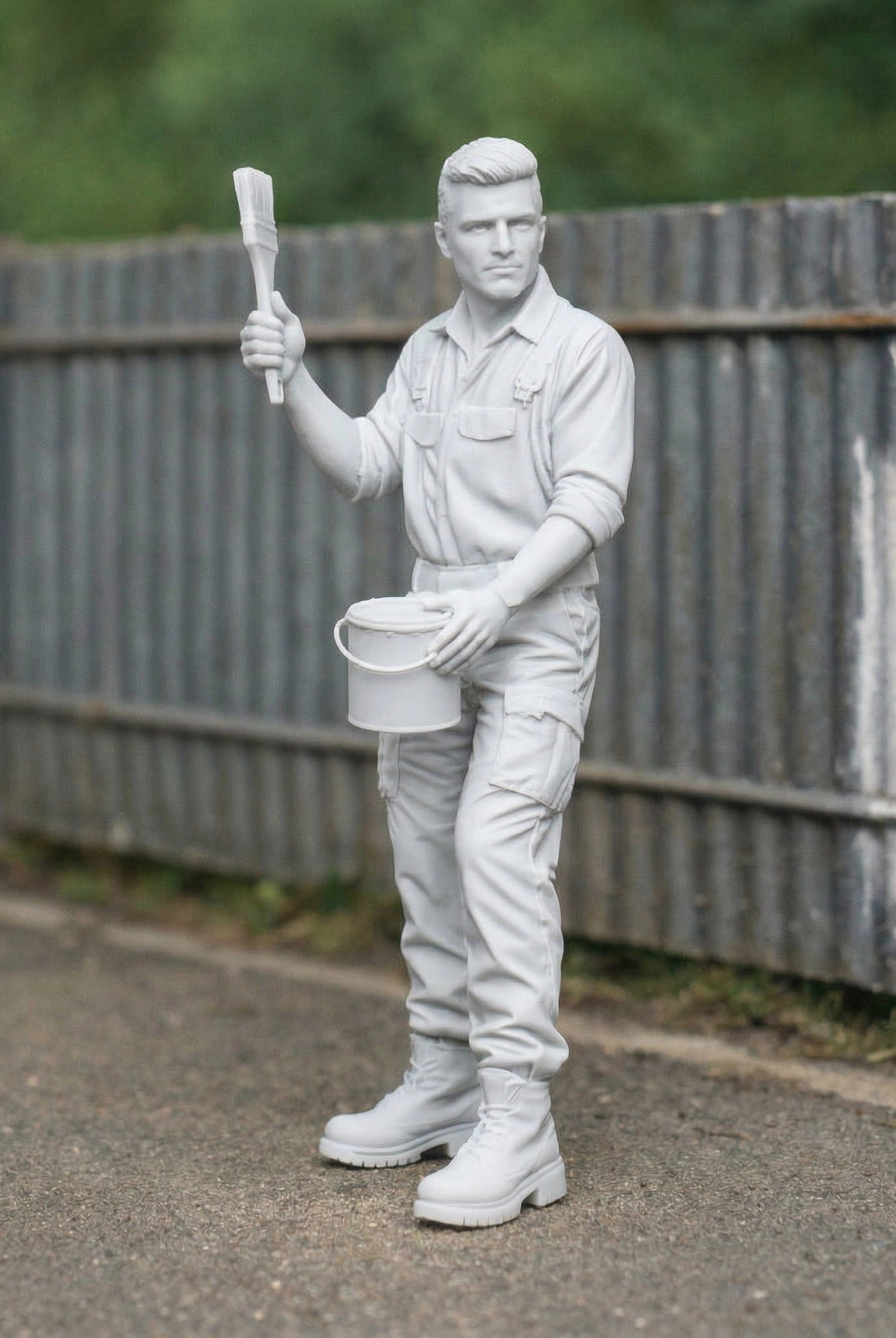 Trackside Painter | Resin Figurine