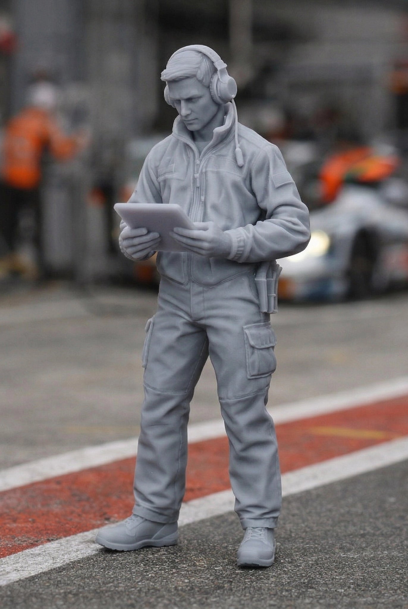 Precision Race Technician | Resin Figurine