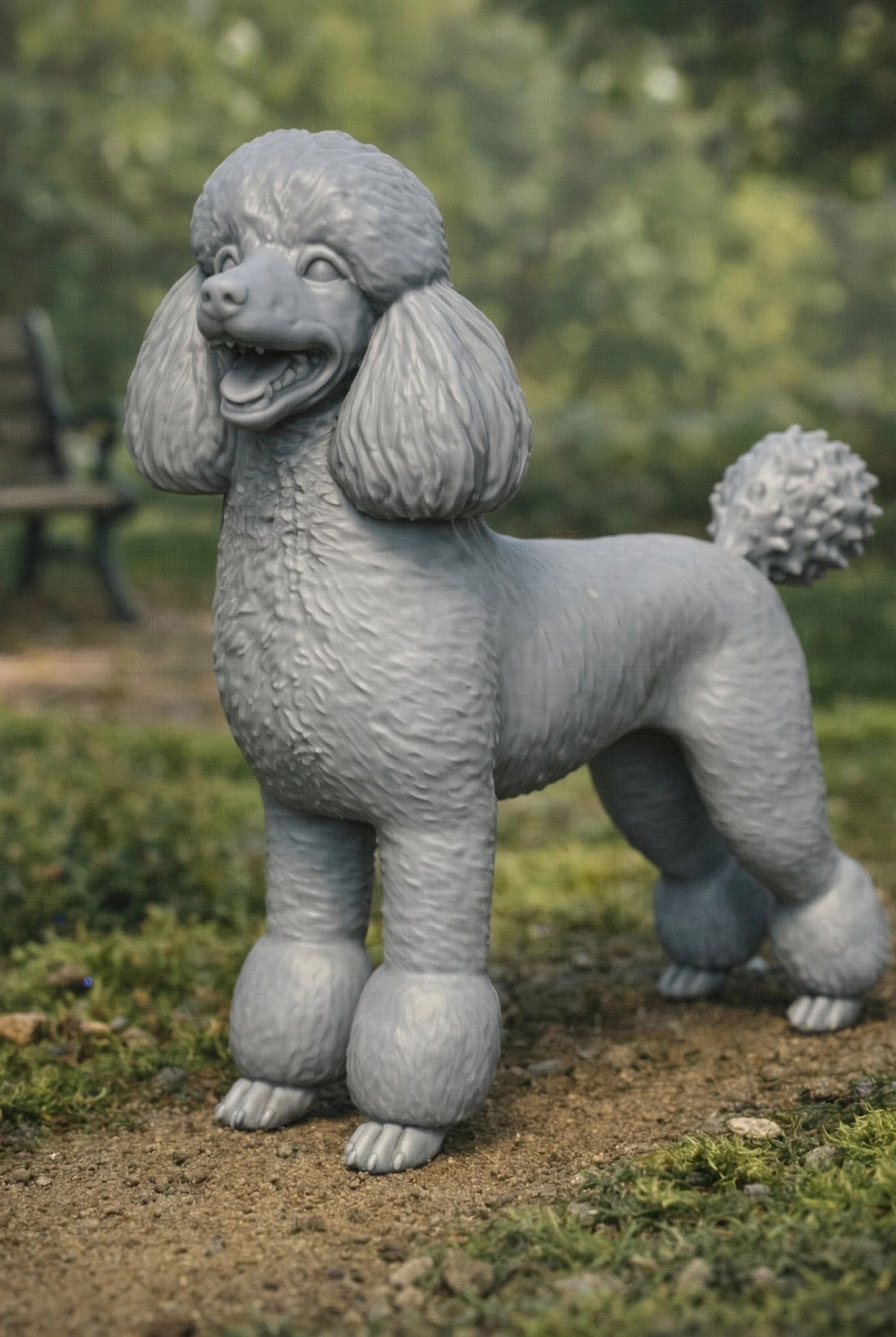 Poodle Dog | Resin Animal Accessory