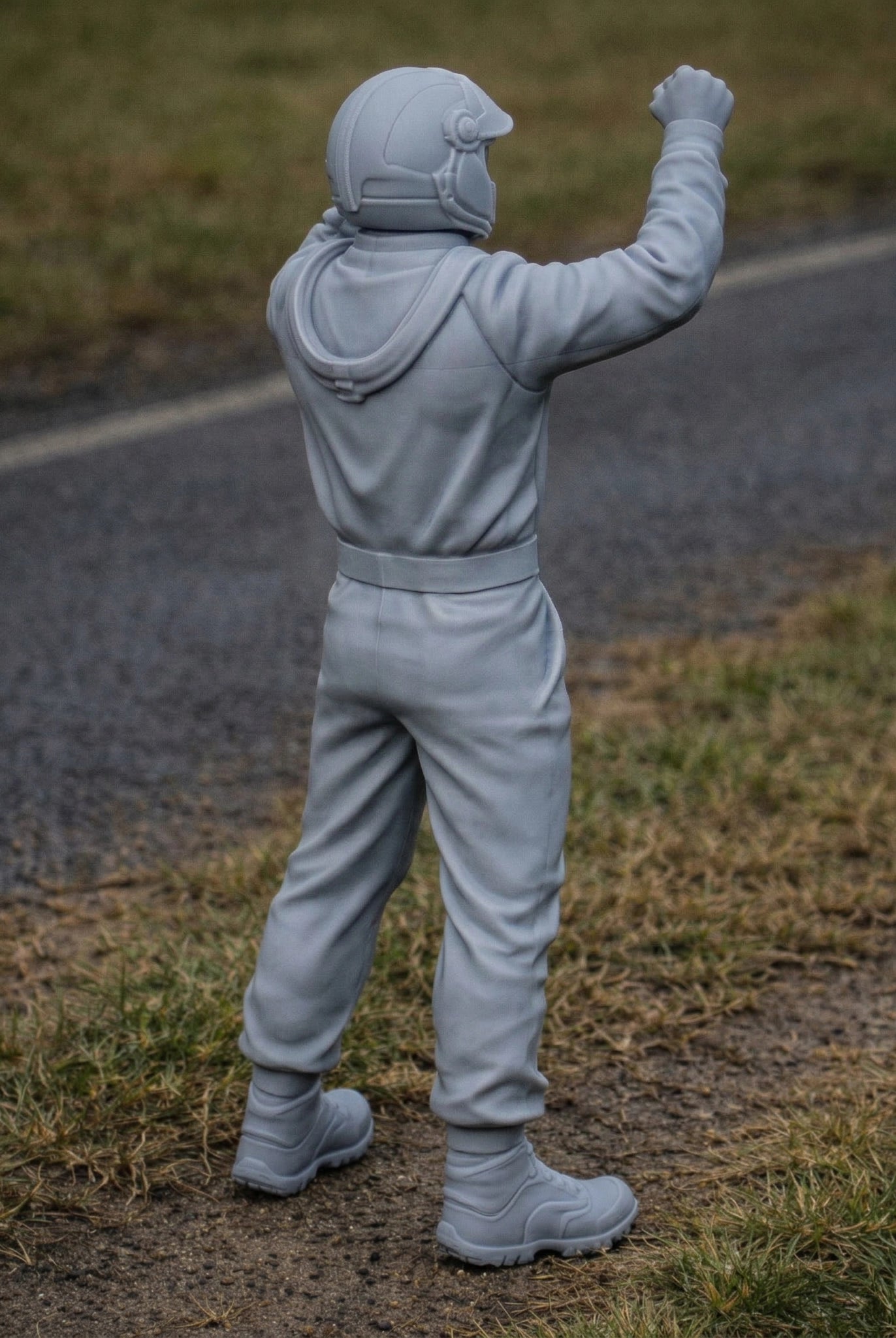 High-Visibility Rally Marshal | Resin Figurine