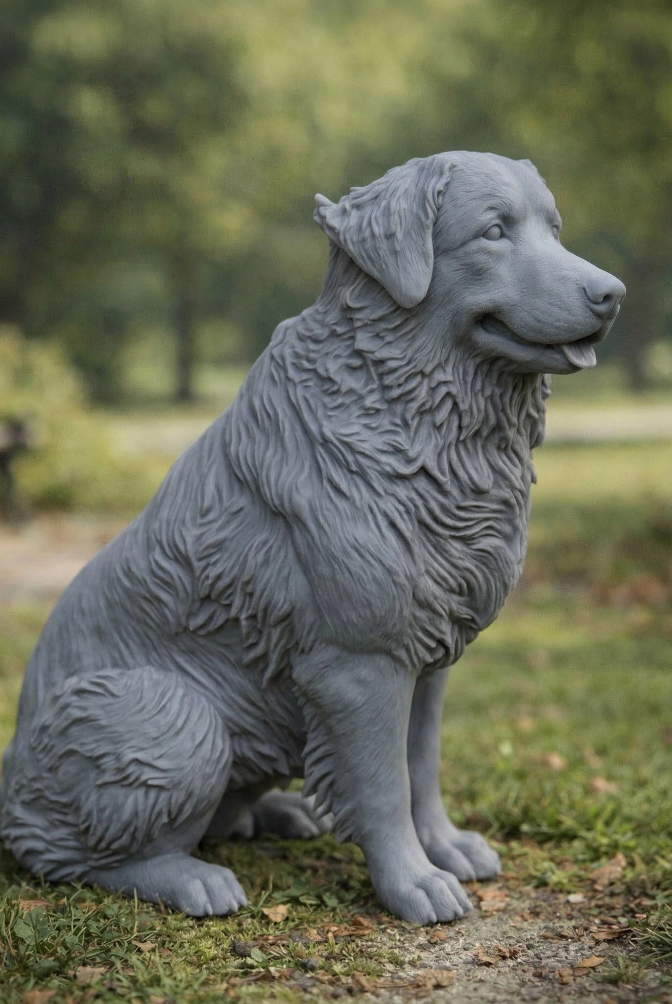 Bernese Mountain (Seated) Dog | Resin Animal Accessory