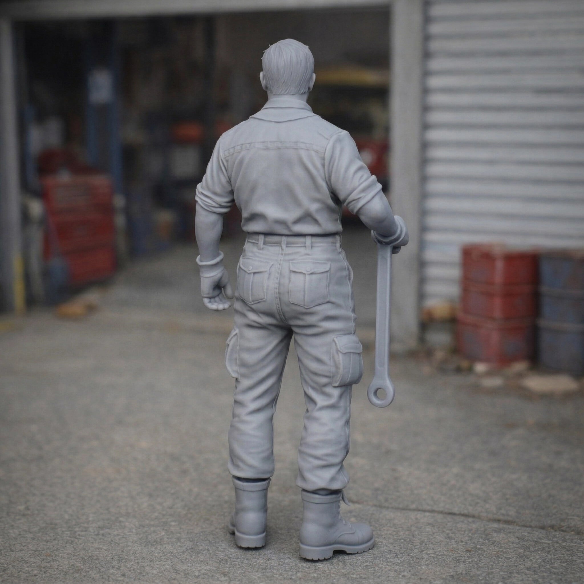 Master Garage Mechanic | Resin Figurine