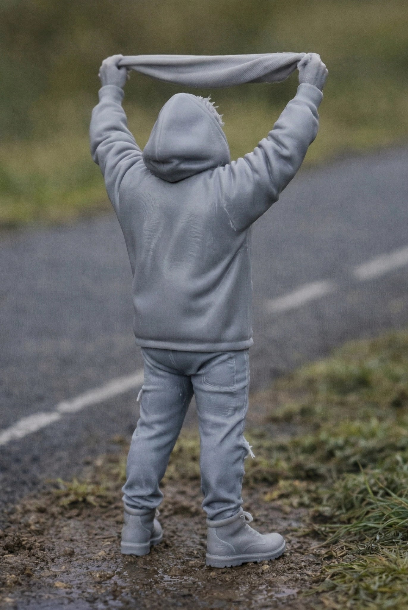 Jubilant Rally Fan | Resin Diorama Figurine