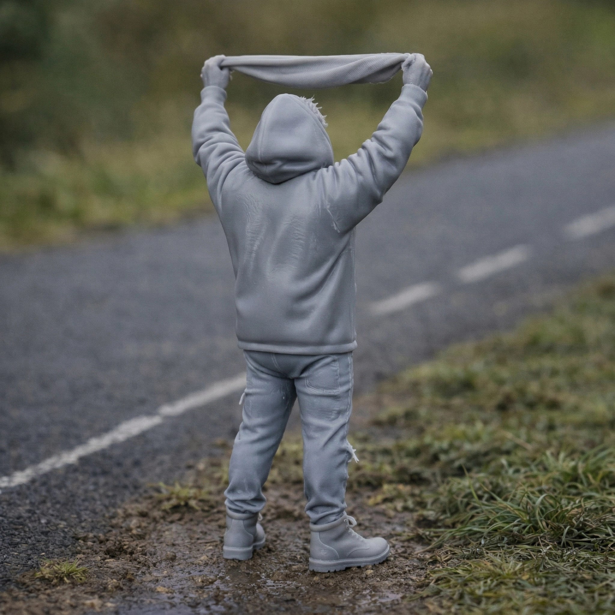 Jubilant Rally Fan | Resin Diorama Figurine