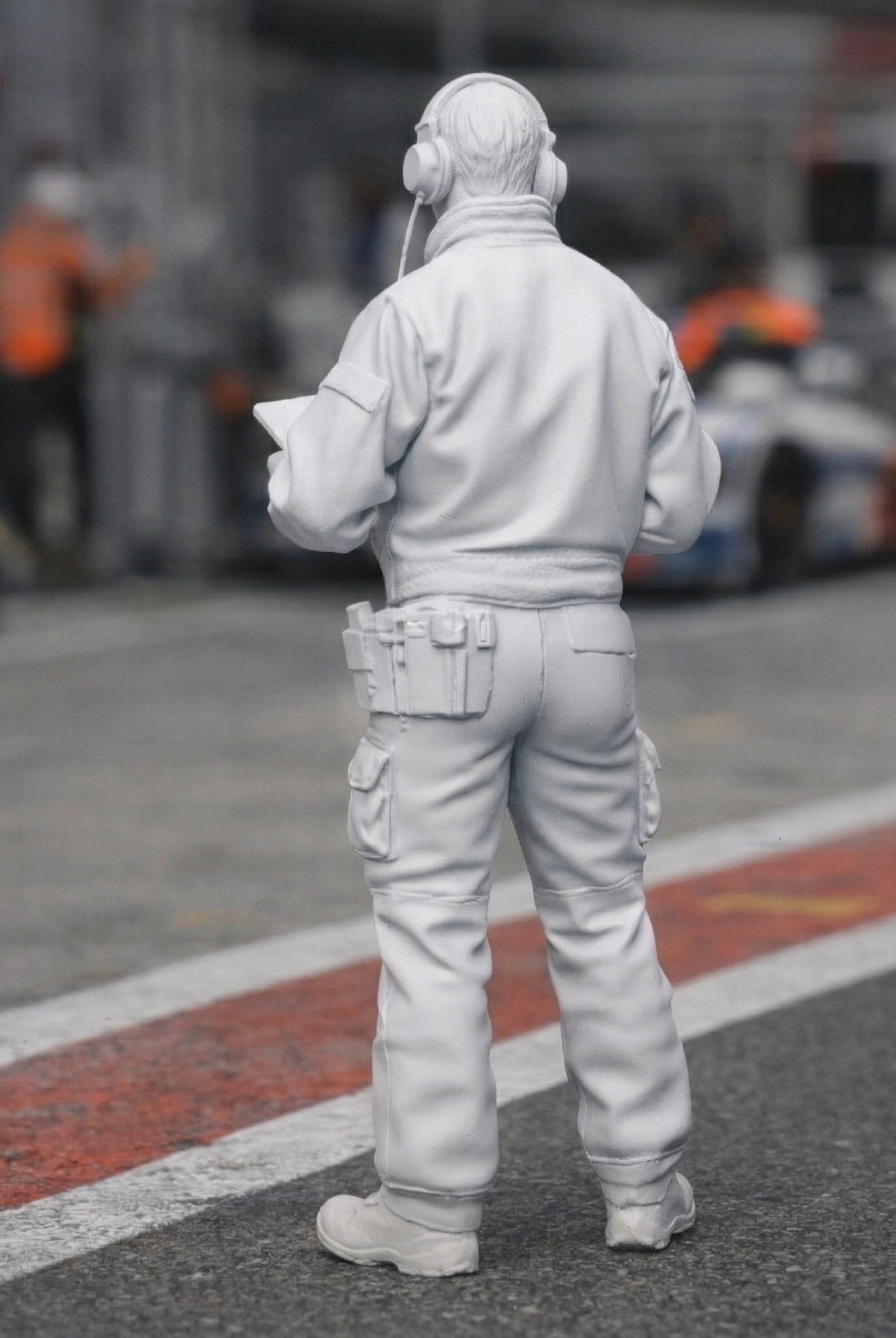 Precision Race Technician | Resin Figurine