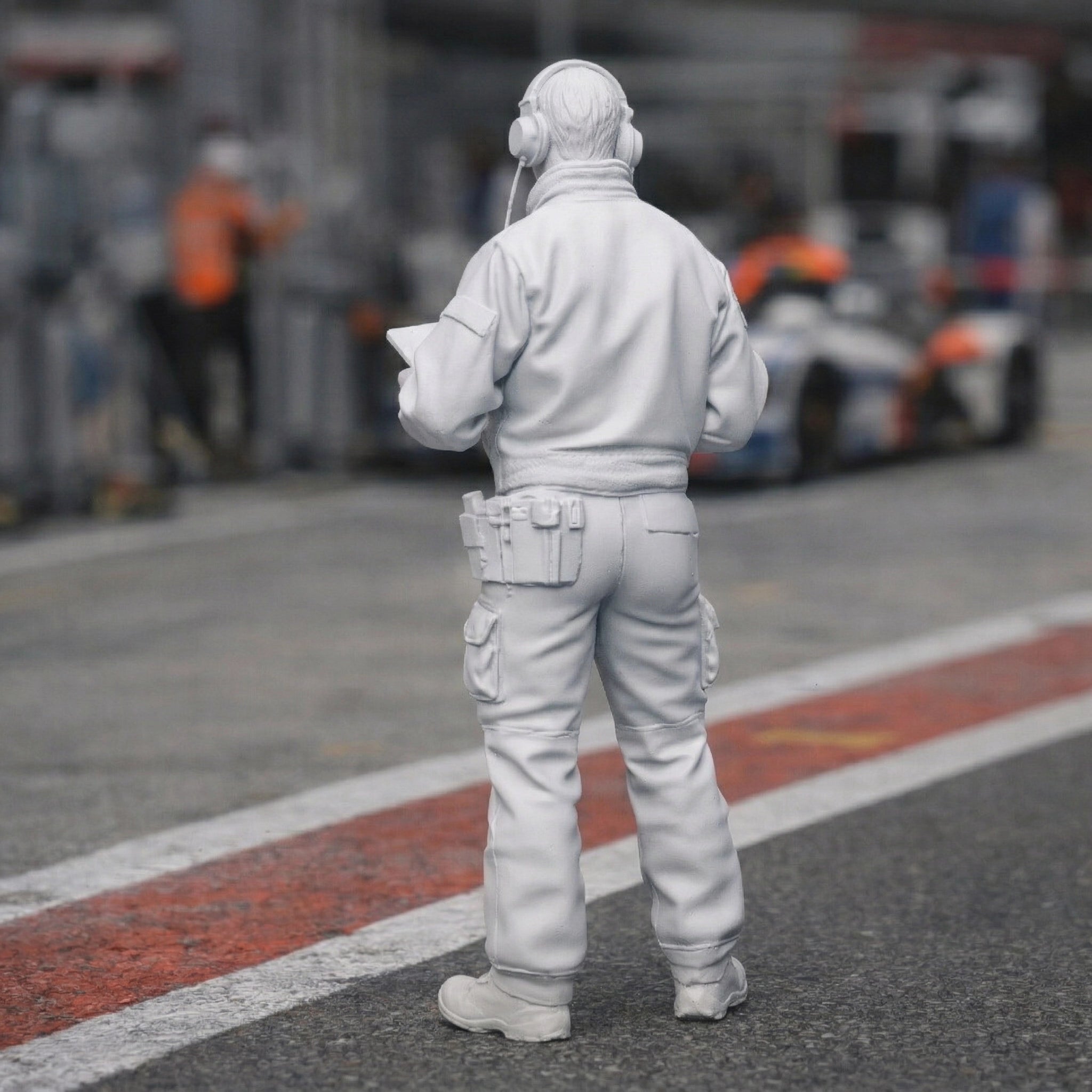 Precision Race Technician | Resin Figurine