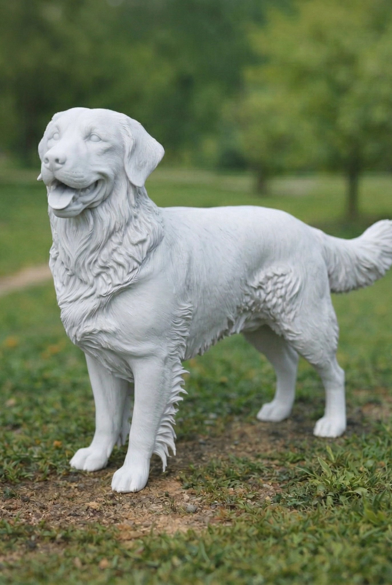 Golden Retriever Dog | Resin Animal Accessory