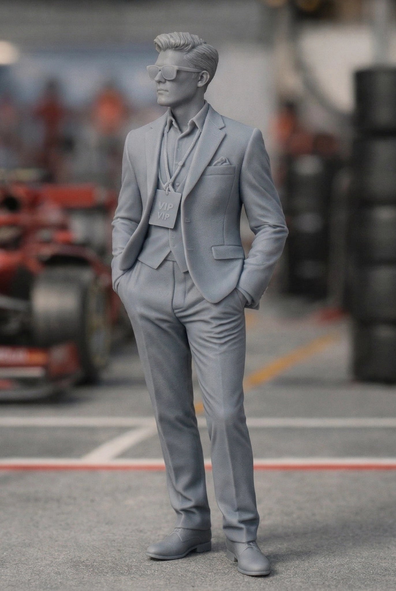 VIP Paddock Guest | Resin Figurine