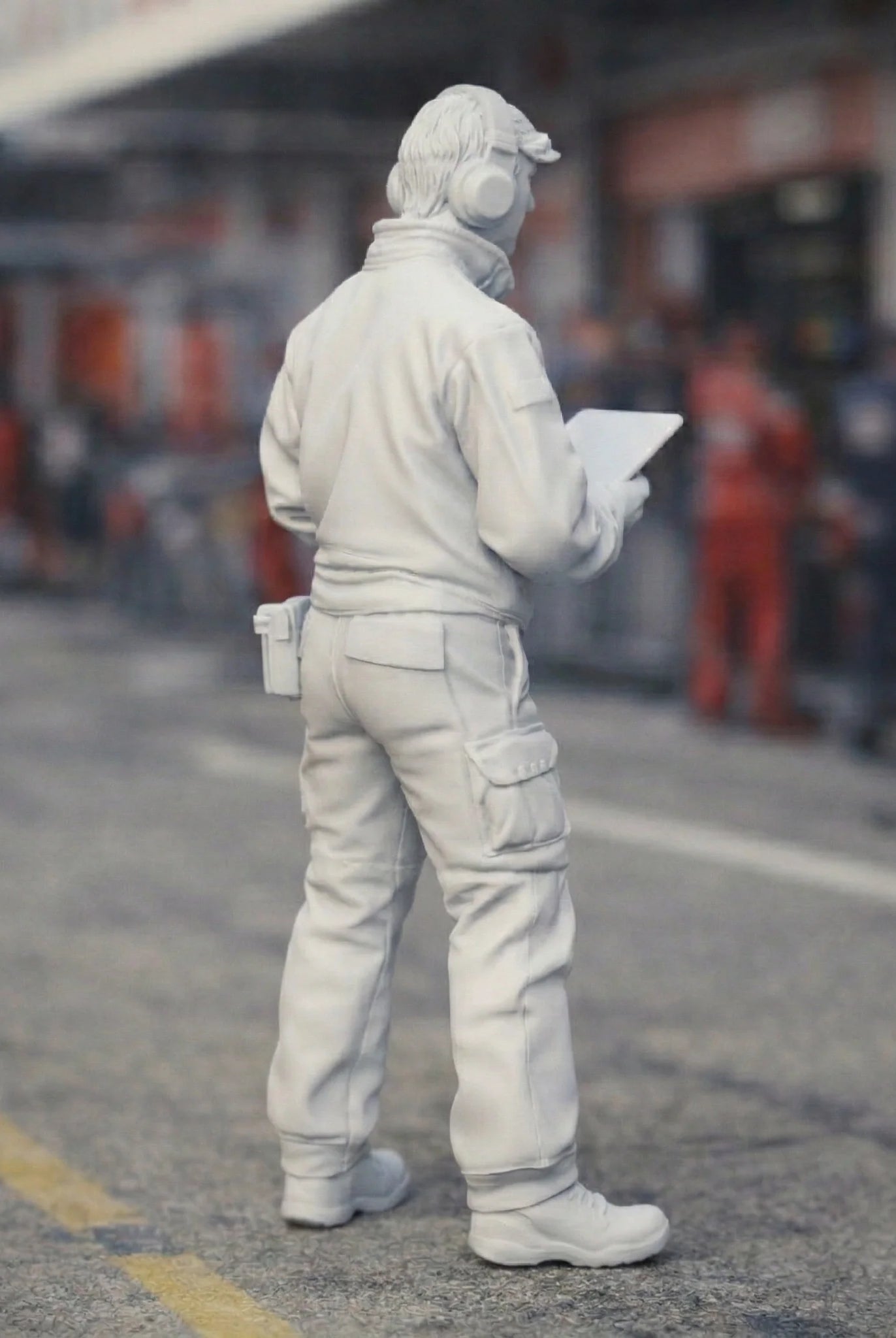 The Trackside Engineer | Motorsport Data Analyst Resin Figurine